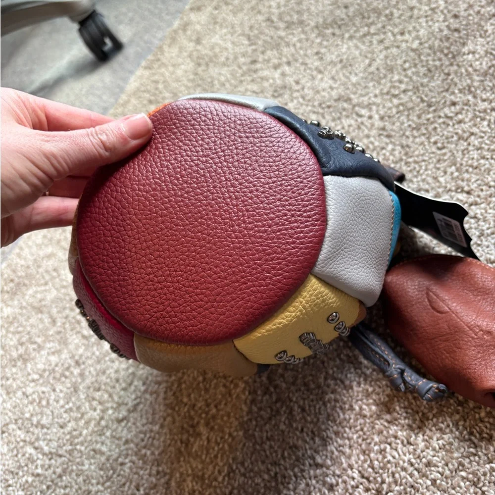 Ameri Leather Genuine Leather small sinch bag - Picture 6 of 7